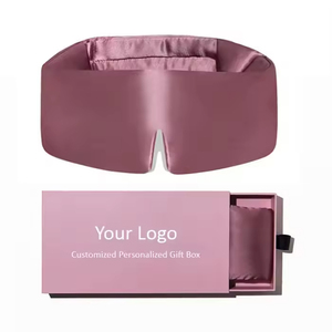 Mascherina per Dormire 3D in Seta di Gelso 19/22 Momme con Confezione Regalo, Mascherina Personalizzata in Seta per Dormire - Product Image 1
