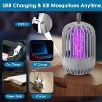 Lampe anti-moustiques électrique sans produits chimiques, à lumière ultraviolette, piège à insectes volants pour la sécurité domestique