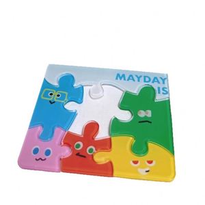 Aimant de réfrigérateur personnalisé en acrylique transparent 2D/3D avec logo pour promotion urbaine (puzzle et liste de choses à faire) - Product Image 4