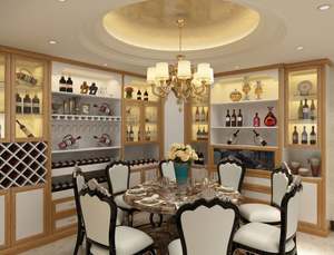 Mueble de Madera Maciza Moderno y Personalizado para Sala de Estar y Restaurante, con Diseño de Exhibición para Cocina y Hogar - Product Image 2