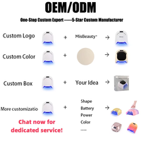 Lampe à ongles LED professionnelle 128w avec capteur intelligent pour la manucure, lampe de séchage pour vernis à ongles, lampe de luminothérapie dédiée pour salon de manucure