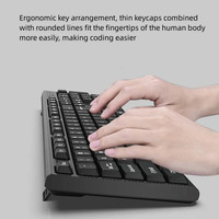 Clavier Umila arabe filaire ordinaire pas cher pleine grandeur clavier d'ordinateur USB Ultra mince Logo personnalisé OEM claviers à membrane de bureau
