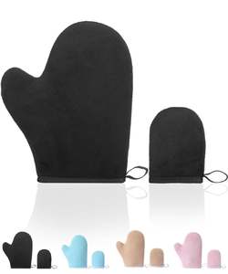 Gant applicateur auto-bronzant personnalisé avec logo, élastique pour poignet, pour application sans soleil - Product Image 5