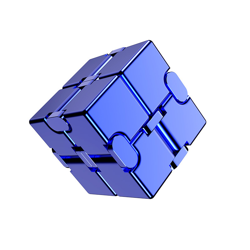 Cubierta del cubo de Rubik Infinity - El azul sale del azul
