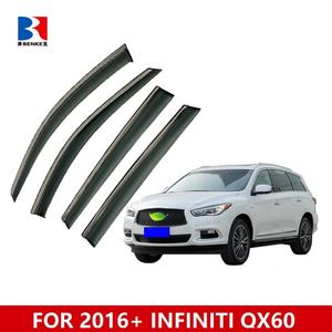 Pare-soleil pour fenêtre de voiture INFINITI QX50 / QX60 2016-2022, protection contre la pluie, déflecteur de vent pour fenêtre latérale - Product Image 3