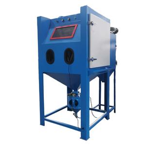 Manual High <b>Sandblaster</b> Dust-Free Dry Sand Blasting Cabinet Motor Energy Saving for Metal Surface Cleaning Rust Removal - Product Image 1