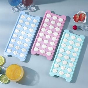 Nouveau moule à glaçons en silicone de qualité alimentaire à 6 compartiments avec fonction de congélation rapide et de démoulage facile et couvercle hermétique pour snacks - Product Image 1