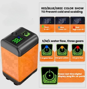 12V <b>Portable</b> Camping Shower 4800mAh-9000mAh Electric Shower Pump With Smart Digital Display for Outdoor <b>Bathing</b> Hiking Travel - Product Image 5