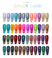 JTING Nouveauté : Coffret de vernis gel œil de chat 48 couleurs au design unique, avec livre de couleurs offert, OEM ODM, marque privée
