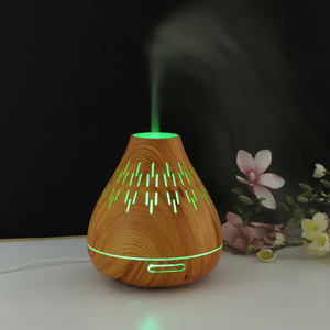 Producto Nuevo Más Vendido de 2021, Humidificador de Aceites Esenciales de 400 ml con Aspecto de Madera, Difusor de Aroma Ultrasónico para el Hogar y Hoteles con Alternativa Creativa - Product Image 1