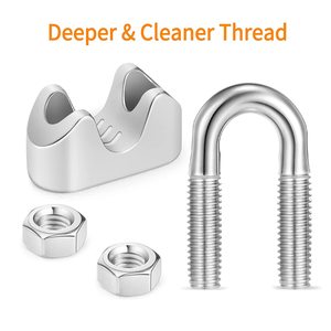 DIN 741Rigging ฮาร์ดแวร์สแตนเลสเชือกลวดคลิปล็อค - Product Image 4