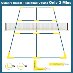 Kesun Personnalisé 22ft Portable Pickleball Paddle Net Court Lines avec Sac de Transport pour Pickleball Training Pickle Ball Net - Product Image 3