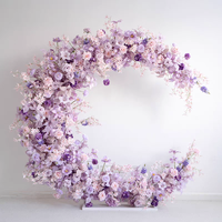 Fournitures pour la planification d'événements, arrangements floraux personnalisés, présentoirs de magasin, fleurs artificielles rouges, toile de fond pour la photographie, Saint-Valentin
