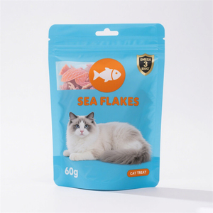 Sachet d'emballage personnalisé pour aliments pour animaux de compagnie, pochette refermable à fermeture éclair, résistante à l'humidité, pour friandises pour chiens et nourriture pour chats - Product Image 5