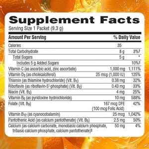 Poudre de Vitamine C et Vitamine D Super Orange Antioxydante pour Adultes, avec Protéines et Calcium pour Femmes d'<span class=keywords><strong>Âge</strong></span> <span class=keywords><strong>Moyen</strong></span> – Prise <span class=keywords><strong>en</strong></span> Charge OEM - Product Image 3