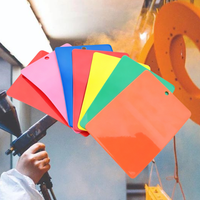 Peinture en poudre époxy pure pour métal, finition brillante, mate ou satinée, peinture en aérosol, résine polyester, matière première principale, application automobile