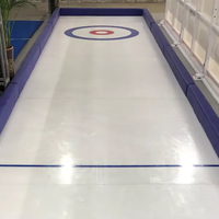 ZSPE Kompakte Faltbare Synthetische Eis-Curlingbahn für Curling-Spielverleih mit Curlingbahn