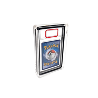 Étagère d'angle moderne autoportante pour cartes gradées, en carton magnétique, avec hauteur réglable, facile à assembler, pour BGS CGC