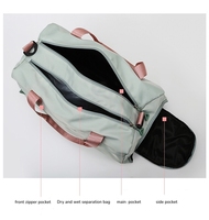 Sac de voyage imperméable pour femme, grande capacité, séparation sec/humide, sac de sport, sac de week-end léger avec compartiment à chaussures