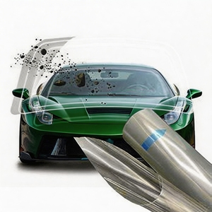 Film de protection nano-céramique pour vitres, prix usine, 2 mil, anti-rayures, auto-réparateur, haute réflexion infrarouge, anti-UV, anti-sable, teinté, garantie 5 ans - Product Image 1
