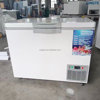 Congélateur ultra basse température 338L pour bateaux de pêche, revêtement en acier inoxydable 304, grande capacité -50°C ° C à -86 ° C