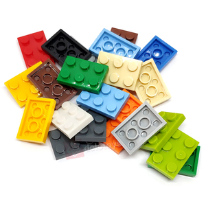 DELO खिलौने (19 रंग) प्लास्टिक बिल्डिंग ब्लॉक्स ईंटें <span class=keywords><strong>2</strong></span>*<span class=keywords><strong>3</strong></span> प्लेट 2x3 (NO.3021) - Product Image 2