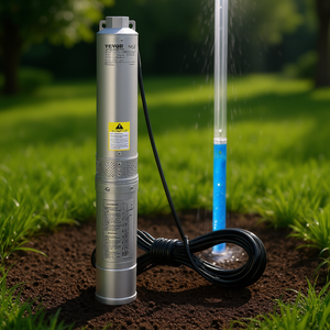 Bomba Sumergible para Pozos Profundos Vevor, 0.5HP, 115V, 28gpm, 167 pies de Altura, Acero Inoxidable, para Riego y Uso Doméstico - Product Image 2