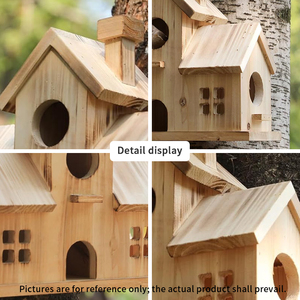 Kit Fai-da-Te per Casetta per Uccelli da Esterno, Set in Legno per Bambini, Insegne da Parete e Scatole in Legno da Appendere - Product Image 5