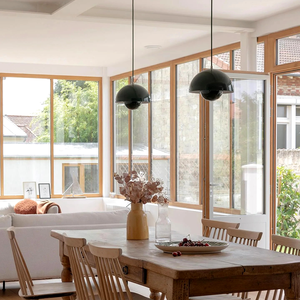 Petit Plafonnier champignon LED Lustre en métal dôme à tête unique pour îlot de cuisine <span class=keywords><strong>Café</strong></span> Restaurant Bar - Product Image 3