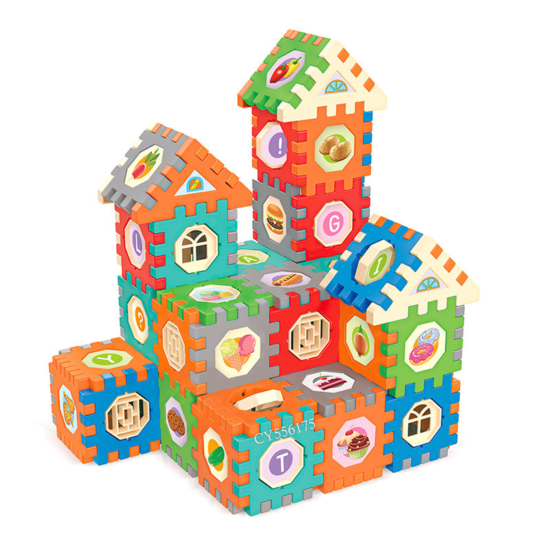 Diy Interlocking Wooden Building Blocks Interlocking Building