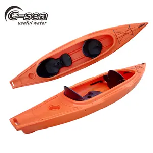 Canoa de 400 cm con gran capacidad de carga para kayak en familia