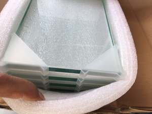 Garde-vent rectangulaire en verre trempé résistant à la chaleur pour l'éclairage <span class=keywords><strong>de</strong></span> décoration d'escalier d'incendie <span class=keywords><strong>de</strong></span> salon <span class=keywords><strong>de</strong></span> cuisine solaire extérieure - Product Image 2