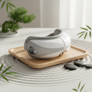 Masseur oculaire à vente directe d'usine avec Bluetooth, compresse chaude, protection oculaire par pression, fonction musicale, chargement USB Type-C - Product Image 1