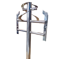 Mélangeur à ruban en acier inoxydable durable pour liquides à haute viscosité, sur mesure, avec fonction de revêtement, roulement et boîte de vitesses