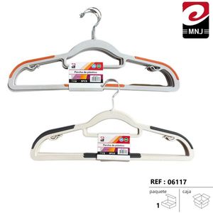 Plastic Hangers Wet And Dry Clothes Hangers 5Pcs Pack For Wardrobe Storage - Product Image 3