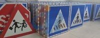 Australie Panneaux de signalisation routière à piles Solar Led Arrow Light Ralentir le panneau de signalisation clignotant