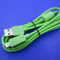 Câble de données USB-A/Type-C en PVC coloré original, 1,8 mètre, anneau magnétique, charge rapide 3A pour téléphone Android, clavier mécanique