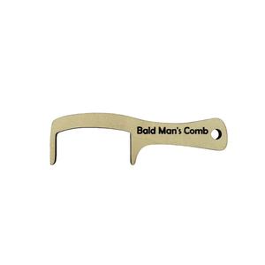 Pettine in Legno Ecologico MNQ con Design <span class=keywords><strong>Divertente</strong></span> Intagliato e Stampa Serigrafica - <span class=keywords><strong>Regalo</strong></span> Moderno <span class=keywords><strong>per</strong></span> Uomini Calvi - Product Image 1
