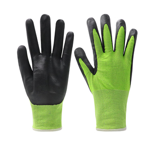 Gants de sécurité résistants aux coupures de niveau <span class=keywords><strong>D</strong></span>, enduits de nitrile en mousse - Product Image 1