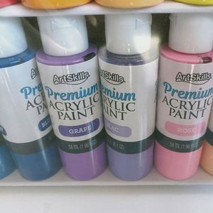 ชุดสีอะคริลิคแบบกำหนดเอง 18 สี ขนาด 58 มล. สีอะคริลิคปลอดสารพิษสำหรับมืออาชีพ จำหน่ายจำนวนมาก - Product Image 2