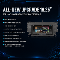 Autoradio Android avec GPS et support de tableau de bord pour Land Rover Discovery 5 2016-2018, garantie 1 an, lecteur multimédia, unité principale