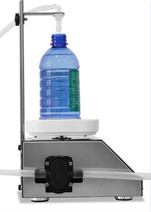 Semi-automatic Filling Weighing Machine for Bottles Containers Beverage <b>Wine</b> and Shampoo Packaging - Product Image 4