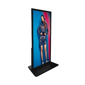 75 inch đầy đủ màn hình đứng Totem LCD màn hình cảm ứng kiosk quảng cáo hiển thị cho trung tâm mua sắm