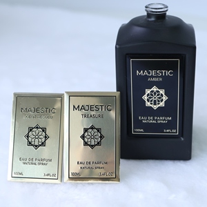 Dập nổi vàng kim loại tấm <span class=keywords><strong>50ml</strong></span> kim loại UV nhãn cho chai nước hoa nhôm etiqueta bao bì nhãn bao bì nhãn - Product Image 2