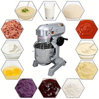 Batteur sur socle professionnel pour gâteaux et crèmes, capacité 5-8 kg, bol en acier inoxydable, 3 vitesses, moteur 110 V, haute efficacité énergétique