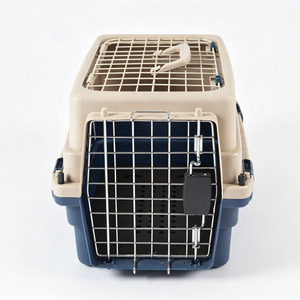 Jaula de Plástico para Perros en Stock de Fábrica, Transportín Portátil de Doble Puerta para Mascotas, Ideal para Transporte Aéreo y en Coche - Product Image 5