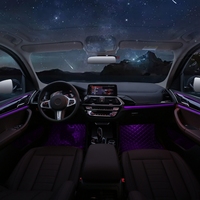 17 source lumineuse illuminé voiture LED lumière ambiante pour BMW X3 2018-2021