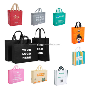 Venta caliente eco amigable biodegradable reutilizable compras bolsas ecológicas no tejidas bolsa ecológica con LOGO personalizado - Product Image 1