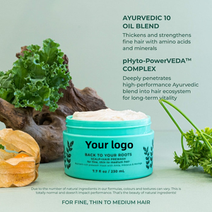 OEM pre-wash ayurvedik minyak perawatan kulit kepala untuk kulit kepala kering/terkelupas & rambut keriting Laser dicetak Label pribadi manfaat pertumbuhan rambut - Product Image 4