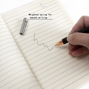 O&Q シンプル無地1.0mmビジネスプラスチッククリック式ファッションデザインノベルティボールペン、滑らかな書き味、EN71認証 - Product Image 2